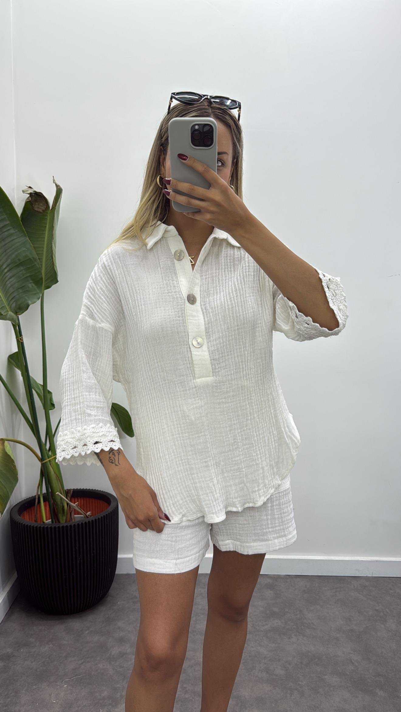 Müslin Güpürlü Takım