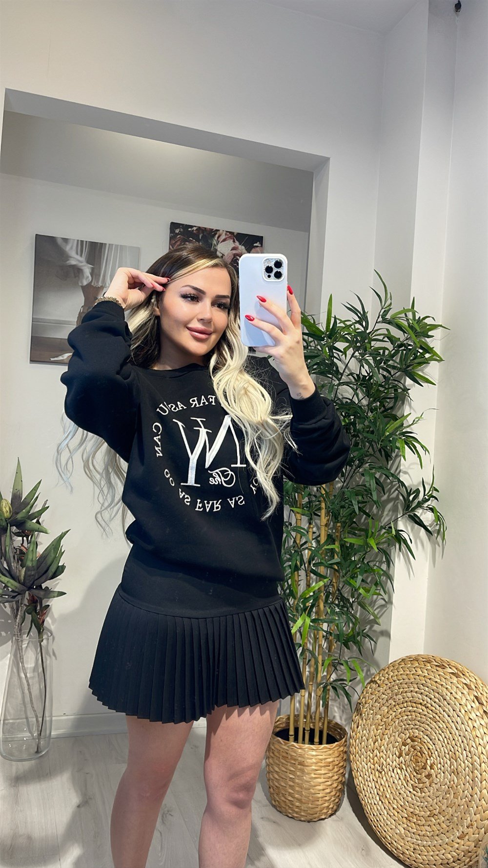 Ny Nakışlı Sweat