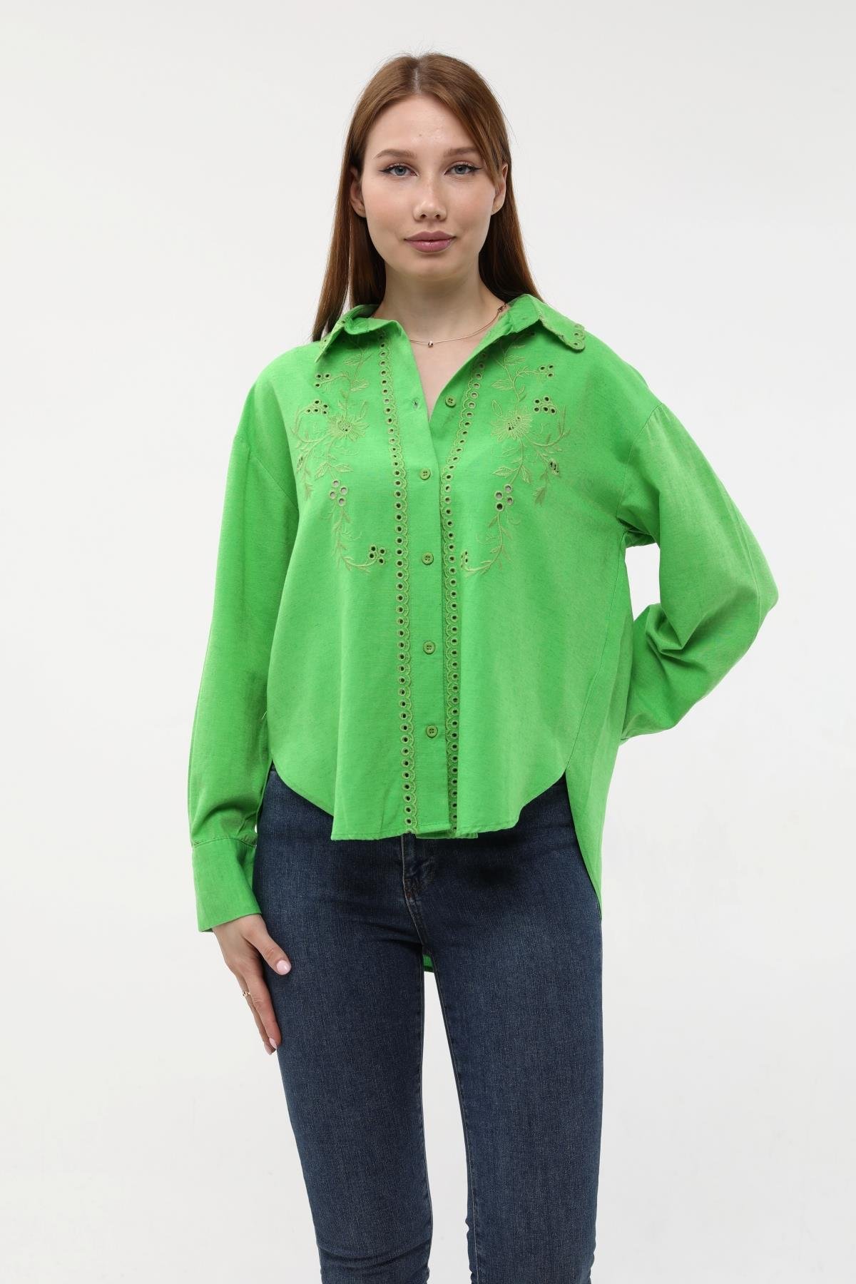 ÖNÜ NAKIŞLI GÖMLEK