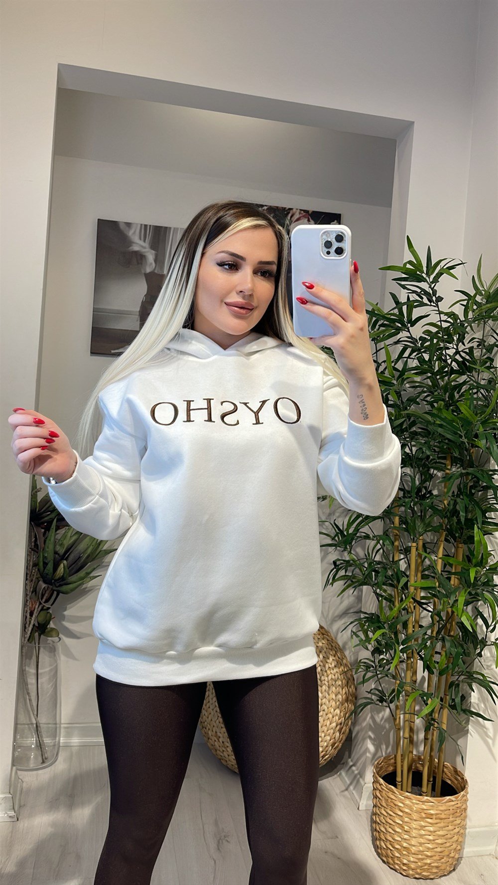 Oysho Nakışlı Sweat