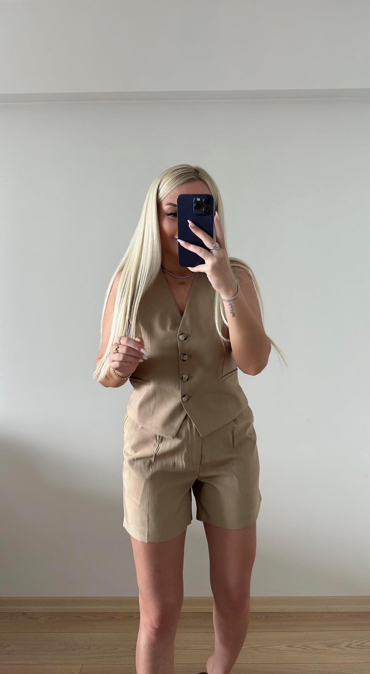 Premium Lüks Keten Şort