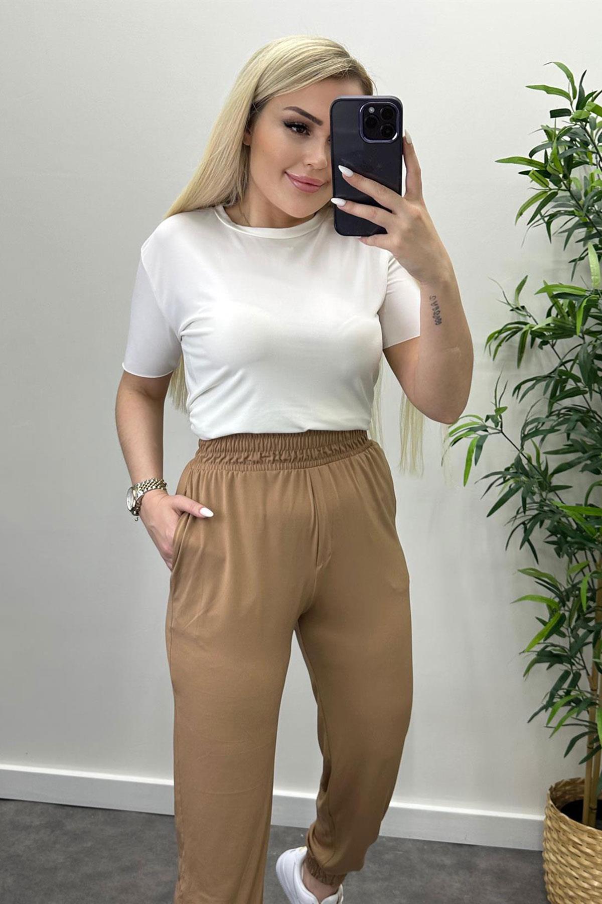 Soft Doku Joger Pantolon