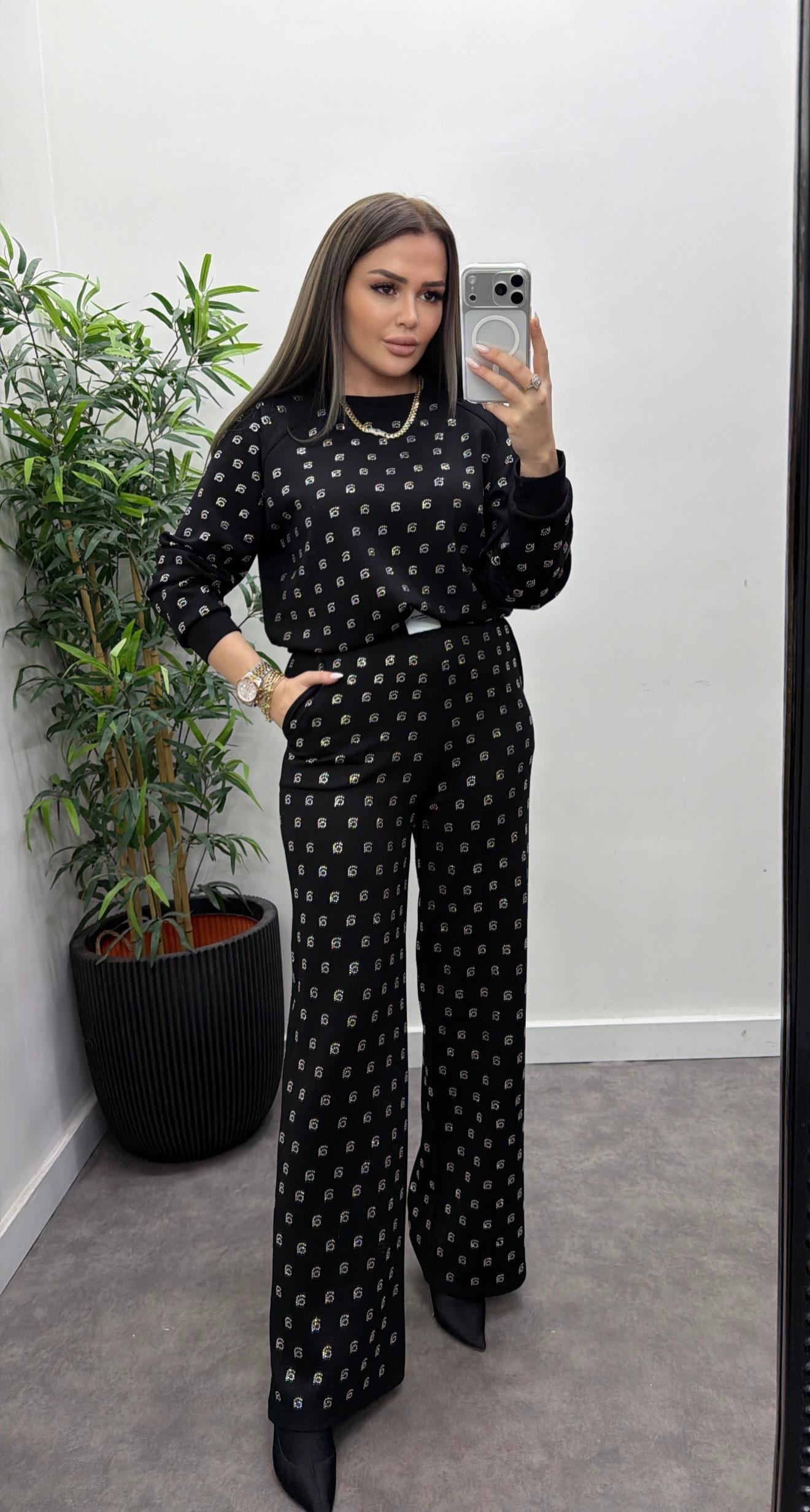 Tasarım İthal Taşlı Modal Takım