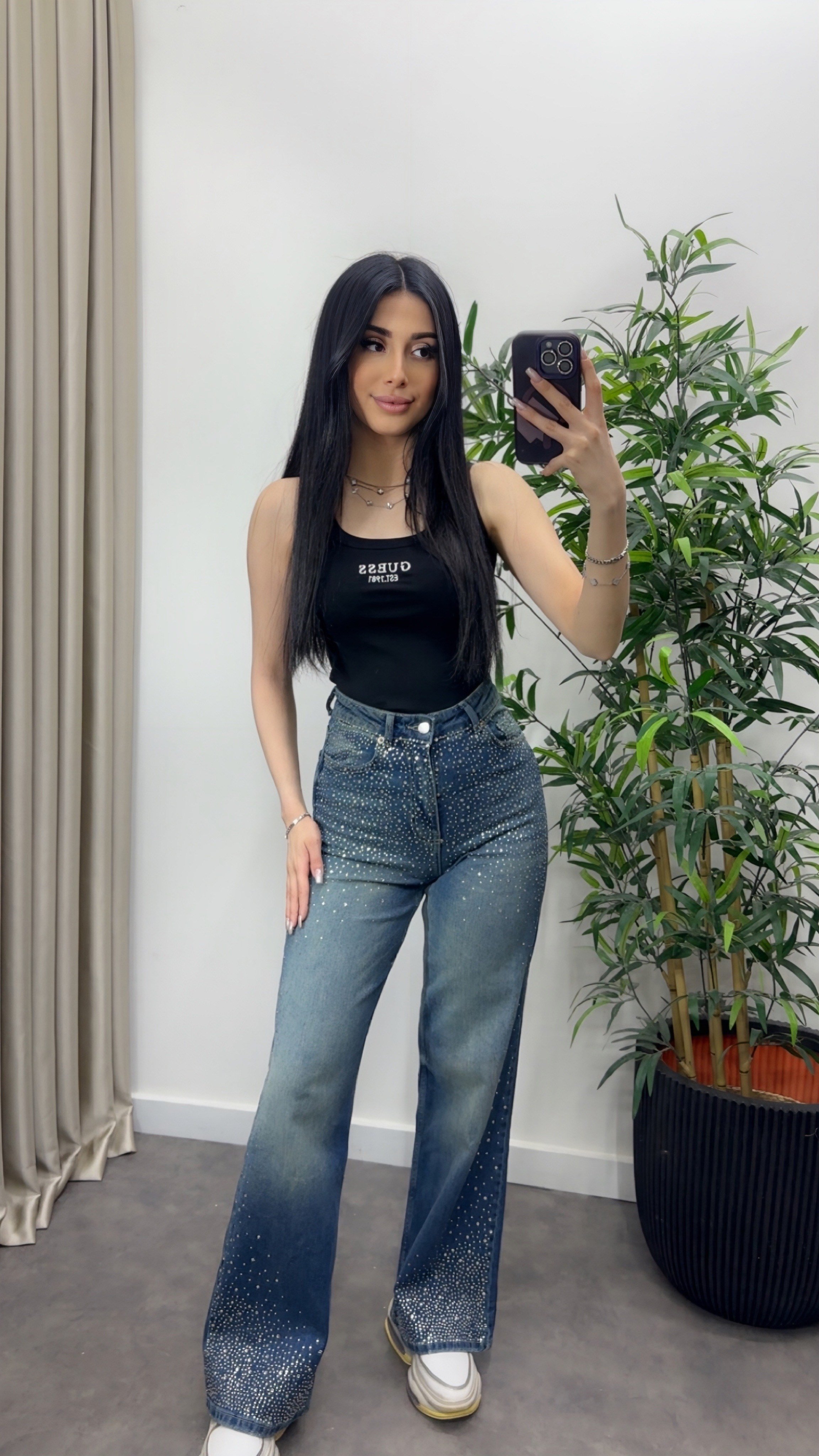 Taşlı Jean