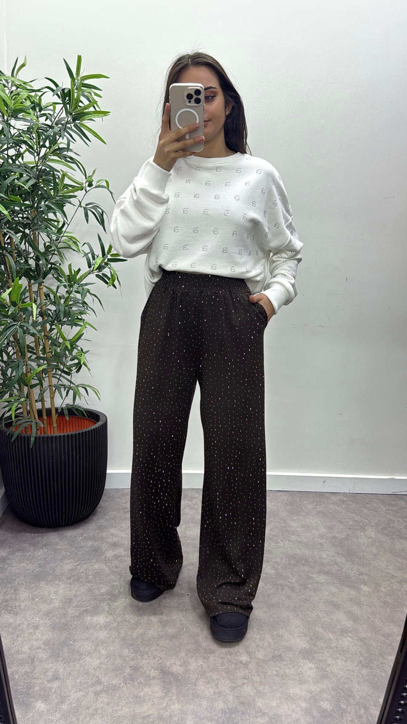 Taşlı Salaş Pantolon