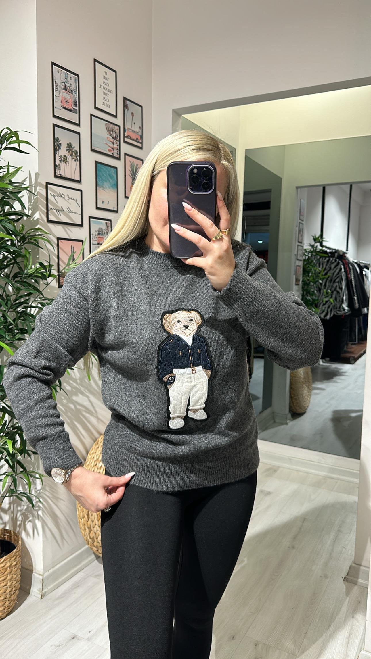 Tedy Bear Lüx Triko Kazak