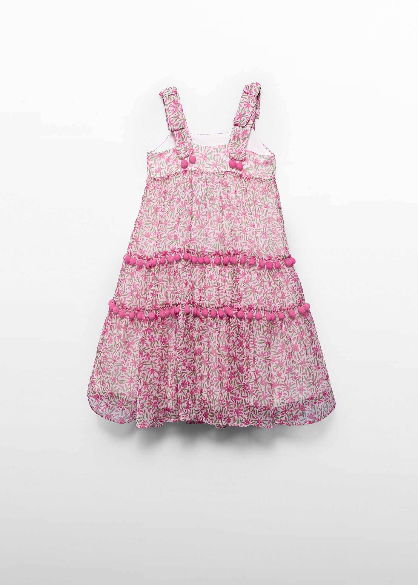 Mayoral Abel Lula Girl's Floral Chiffon Dress Pink