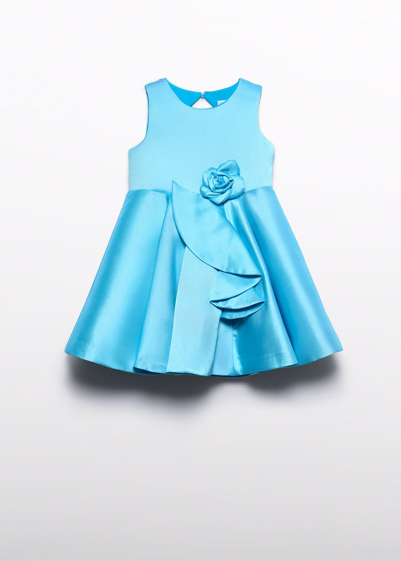 Mayoral Abel Lula Girls' Taffeta Formal Dress, Blue