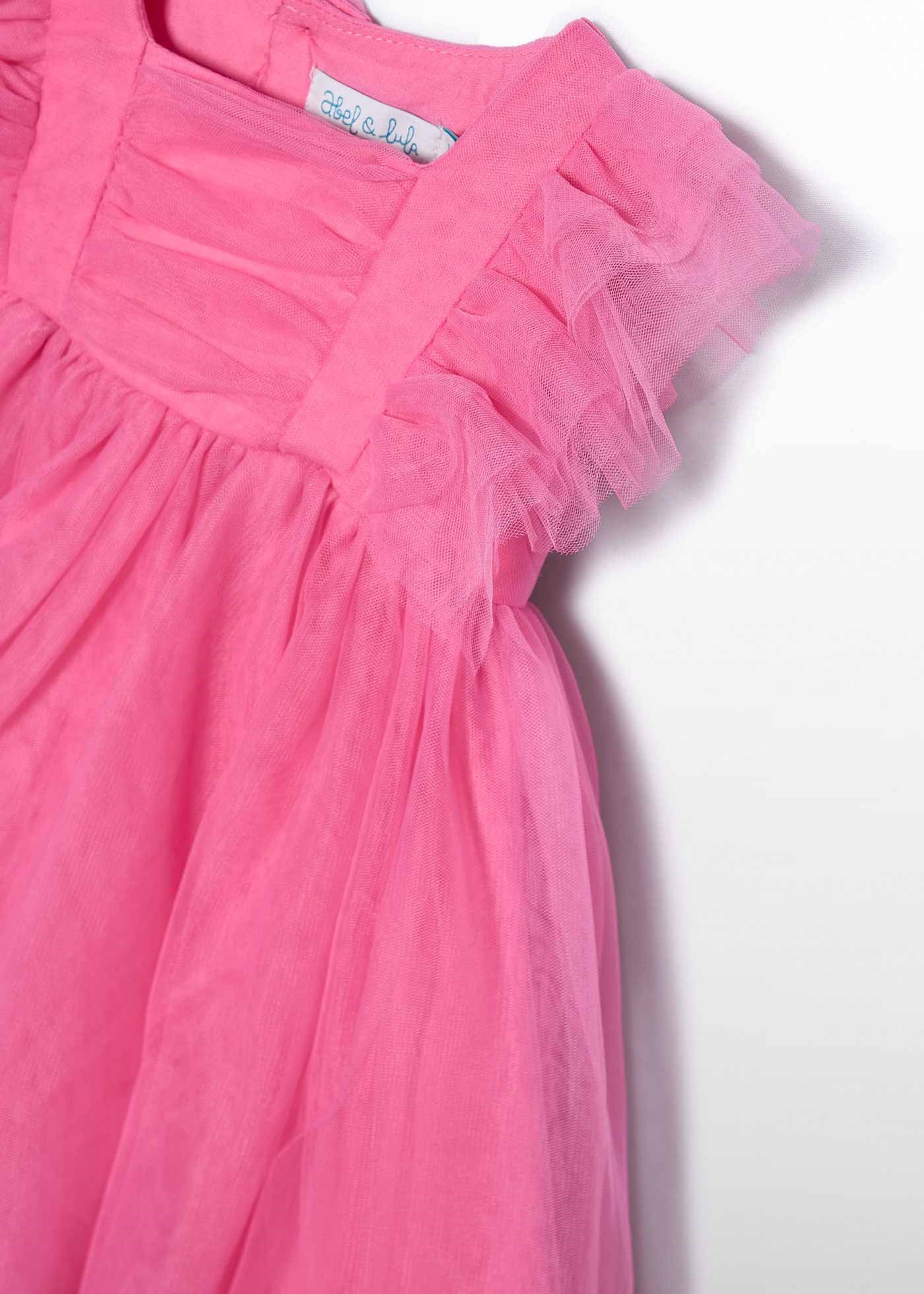 Mayoral Abel Lula Baby Girl Tulle Formal Dress Pink