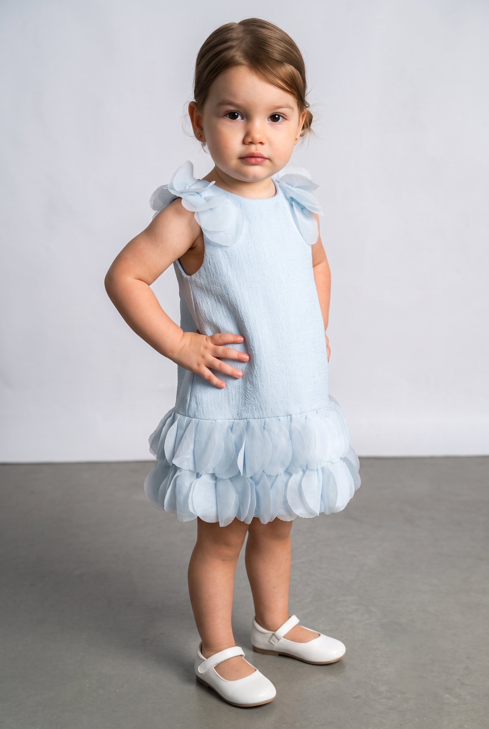 Mayoral Abel Lula Baby Girl Tulle Dress Blue