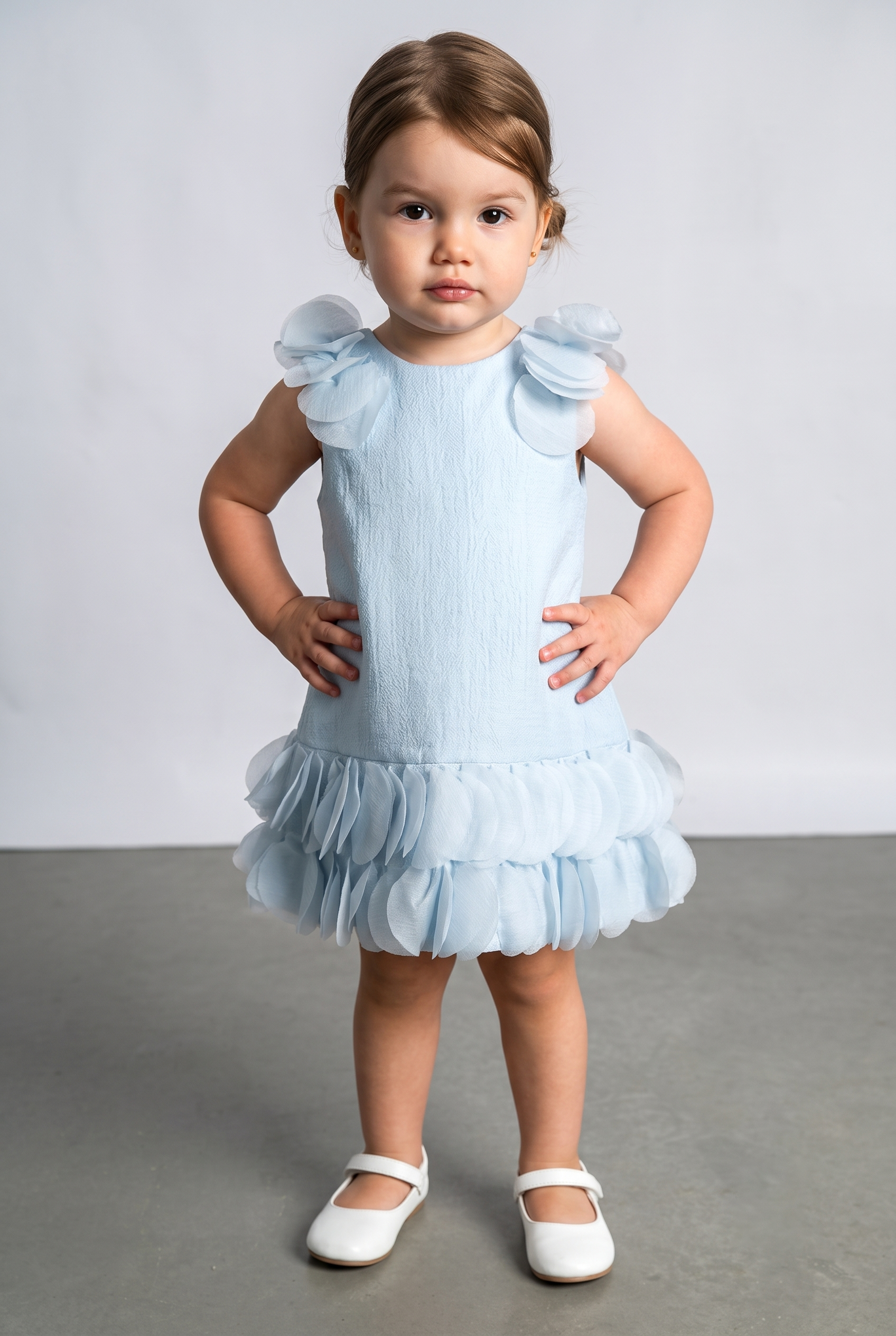 Mayoral Abel Lula Baby Girl Tulle Dress Blue