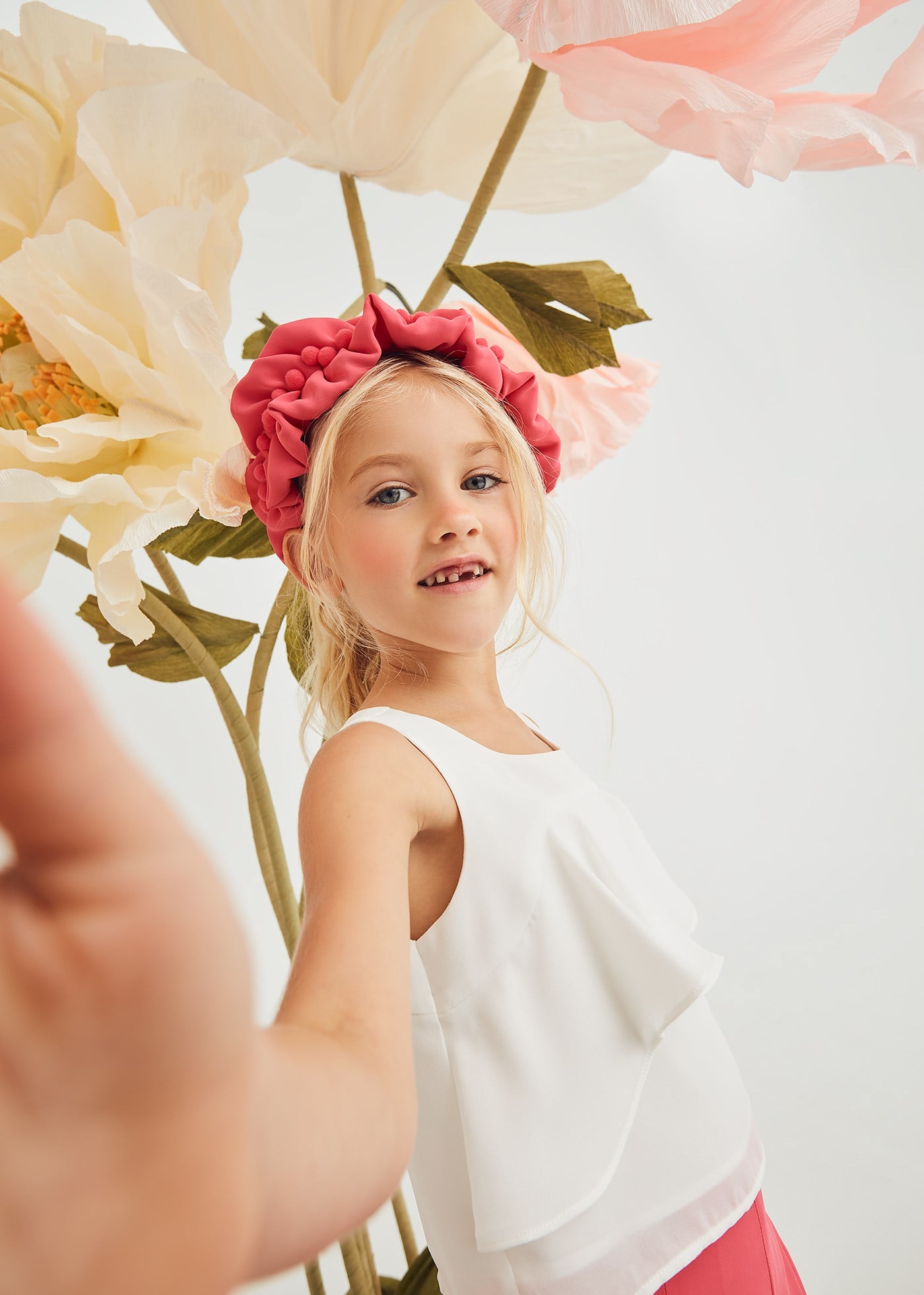 Mayoral Abel Lula Girls' Blouse Cream
