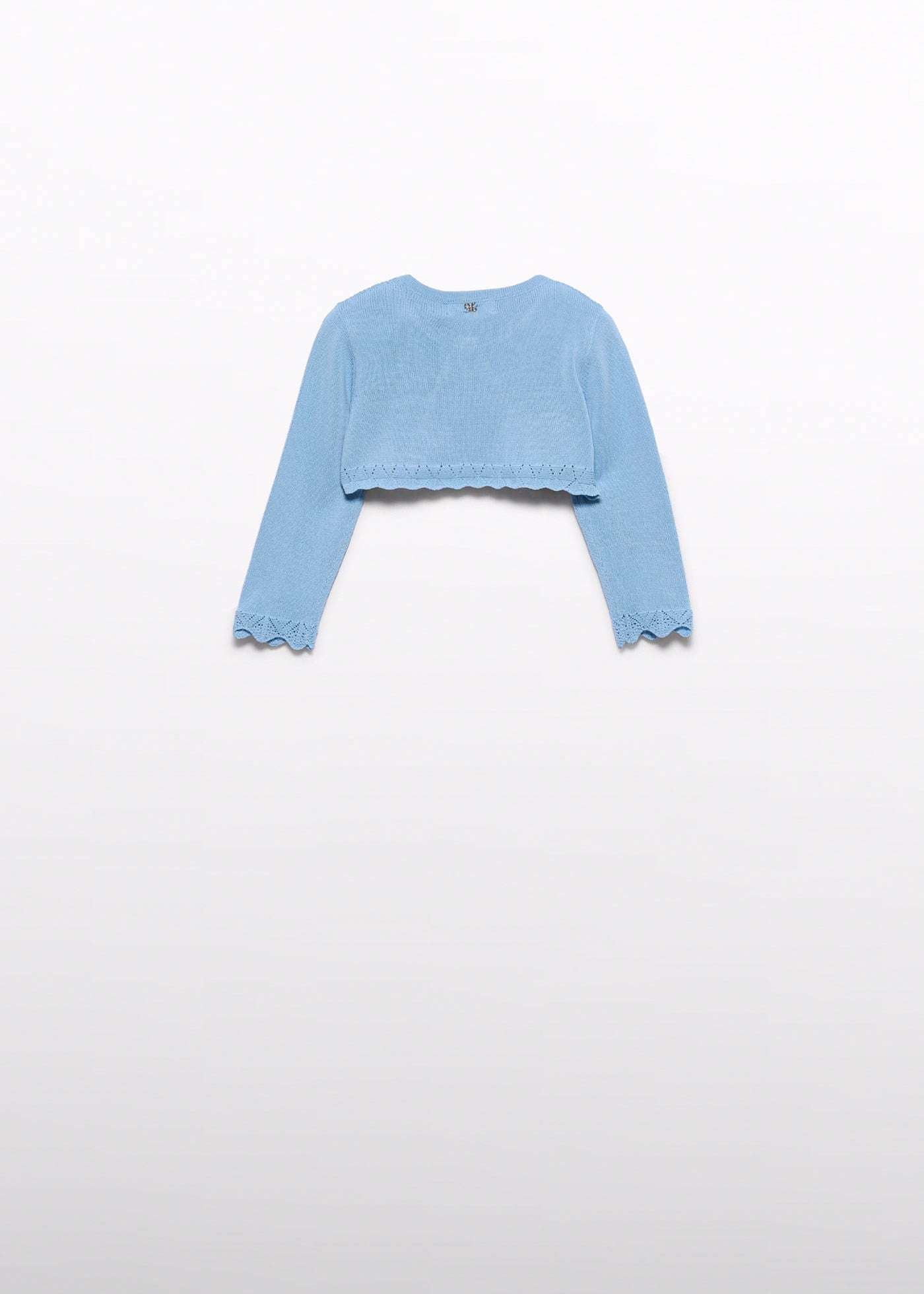 Mayoral Abel Lula Baby Girl Mercerized Bolero Blue