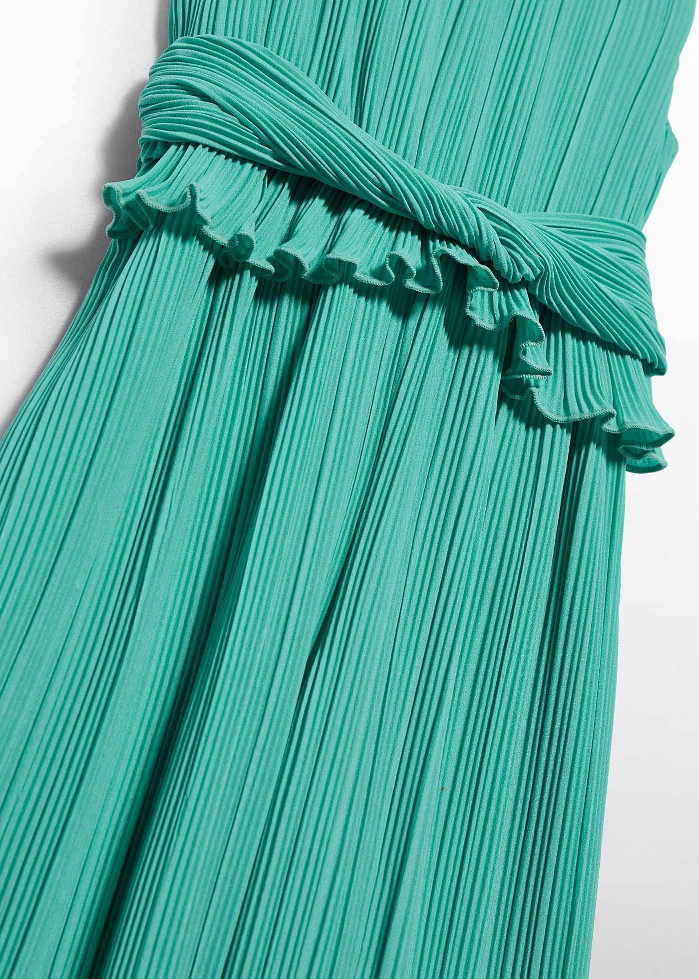 Mayoral Abel Lula Girls' Pleated Jumpsuit Green