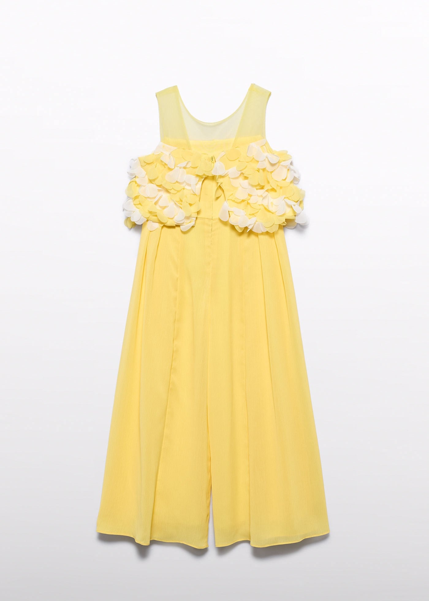 Mayoral Abel Lula Girl's Crepe Jumpsuit Yellow