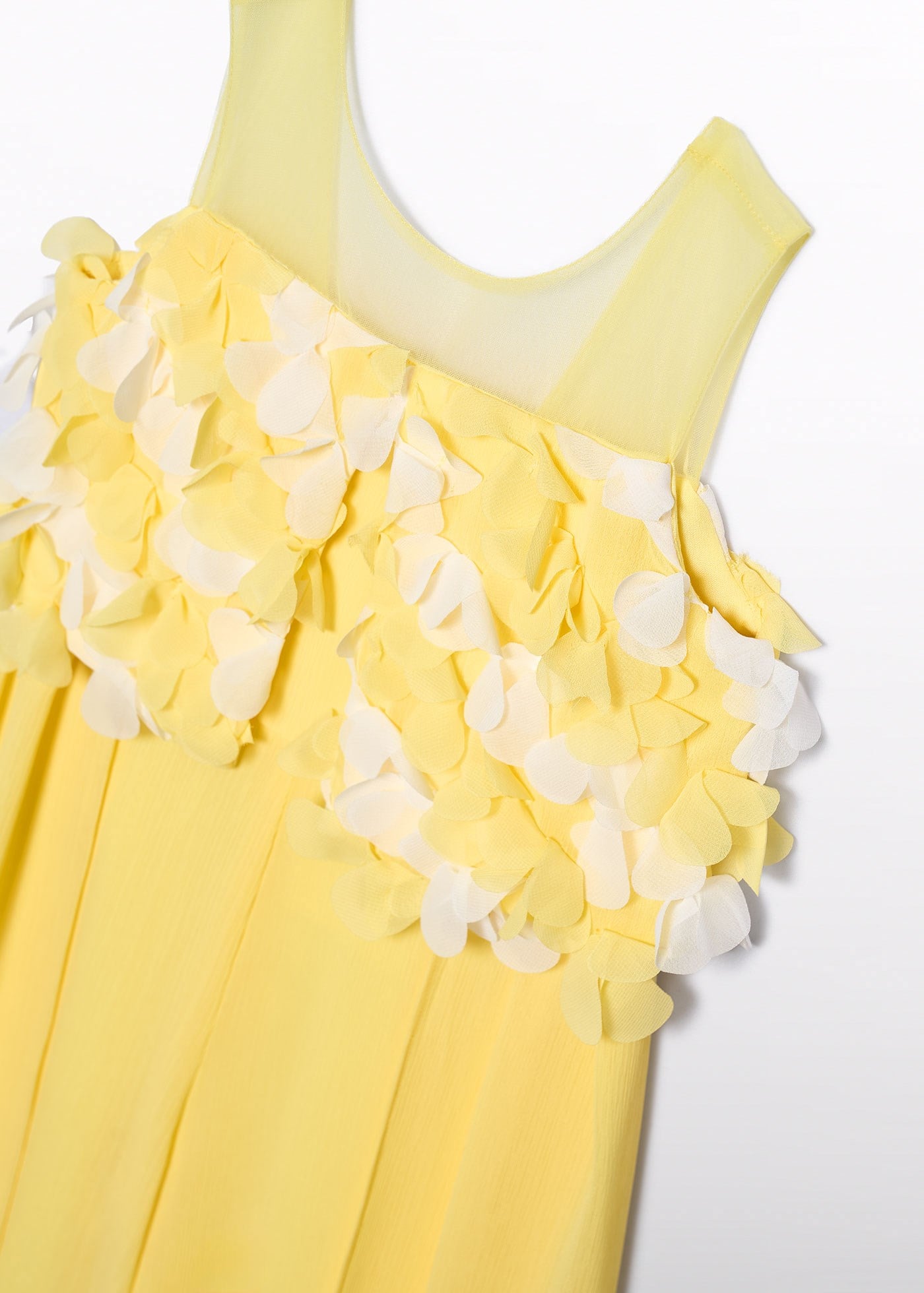 Mayoral Abel Lula Girl's Crepe Jumpsuit Yellow