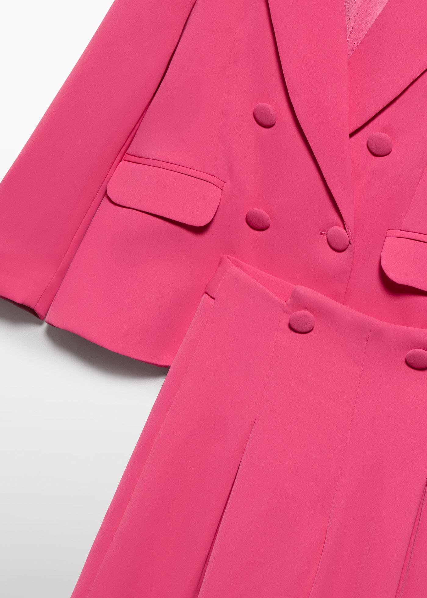 Mayoral Abel Lula Girls' Queens Formal Jacket and Pants Set Pink
