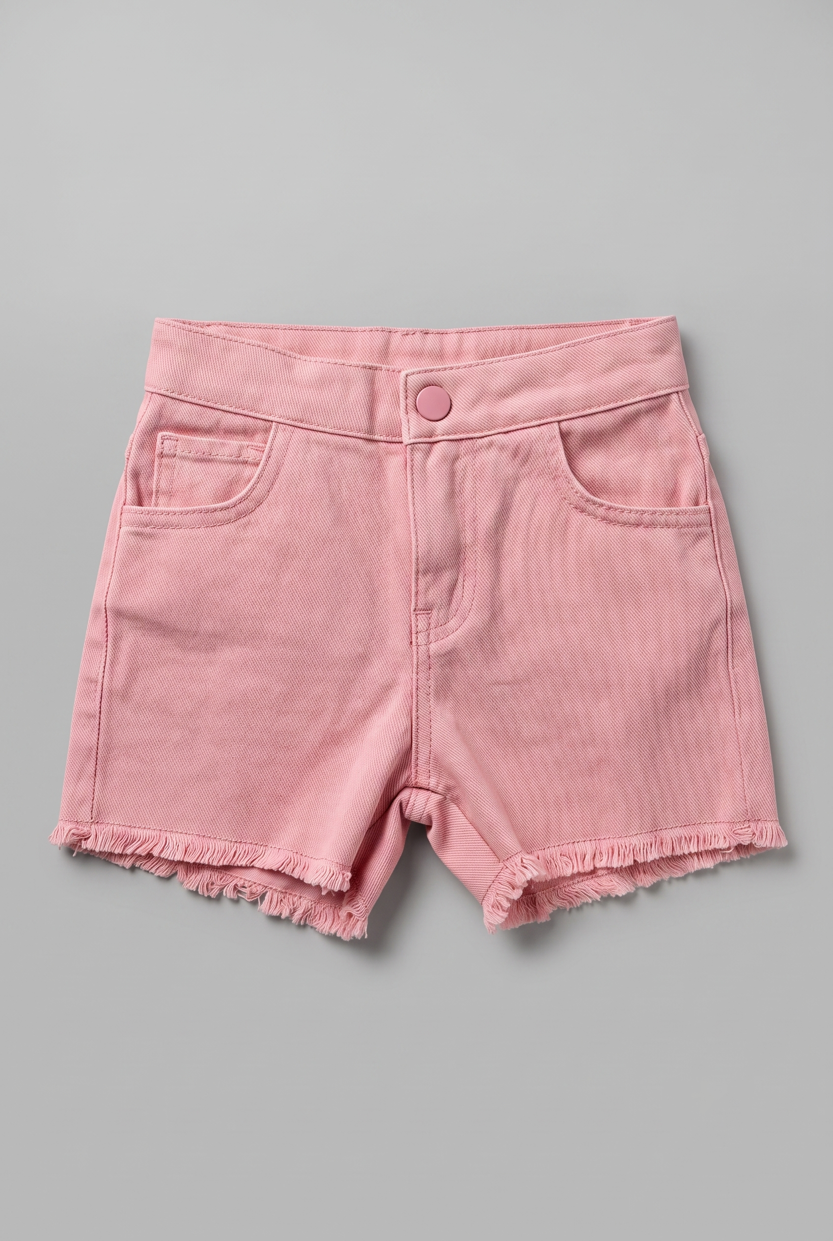 Cichlid Girl's Denim Shorts Pink