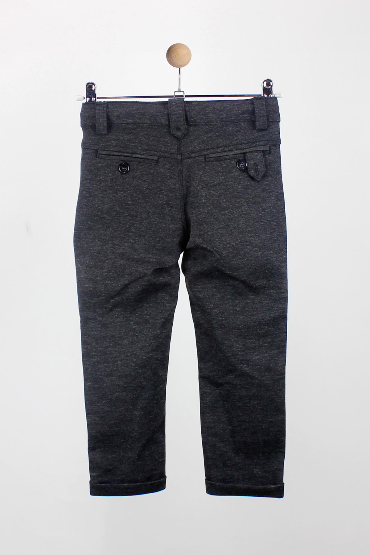 1-15 Yaş Erkek Çocuk Beli İpli Örme Pantolon