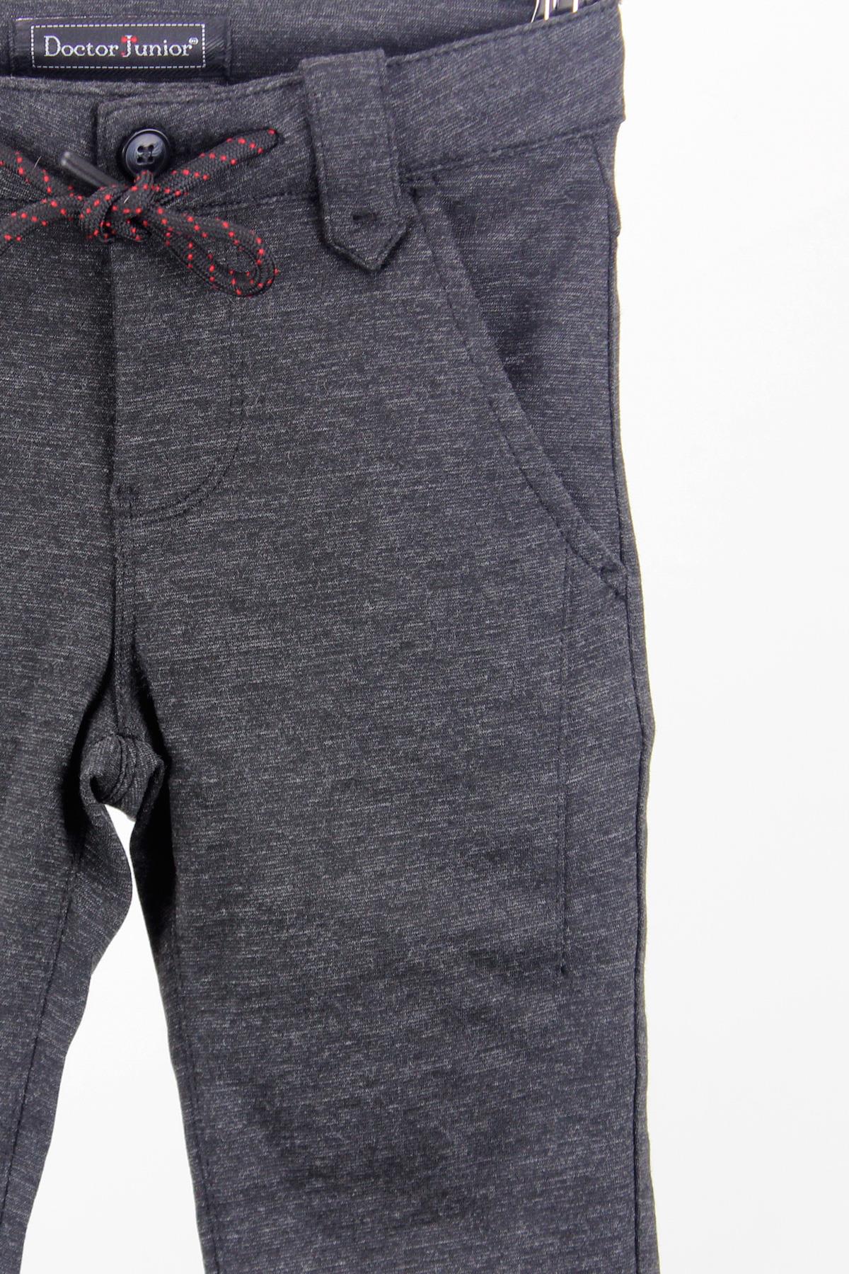 1-15 Yaş Erkek Çocuk Beli İpli Örme Pantolon
