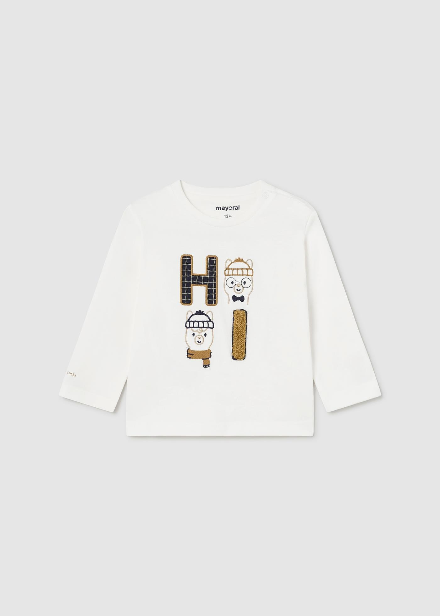 0-36 Ay Mayoral Erkek Bebek Baskılı Sweatshirt