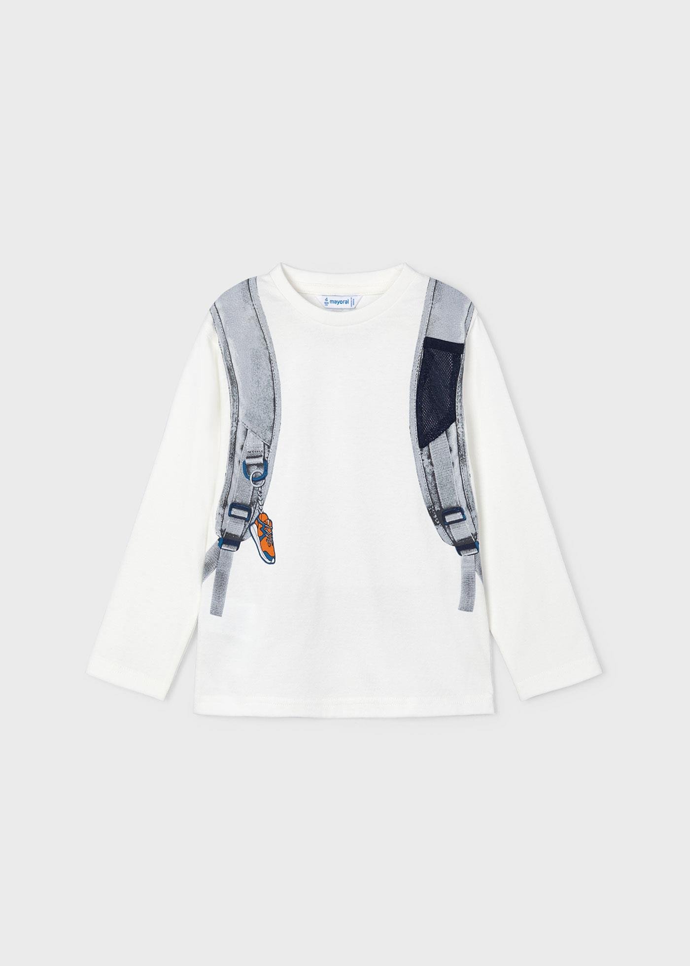 3-9 Yaş Mayoral Erkek Çocuk Sırt Baskılı Sweatshirt