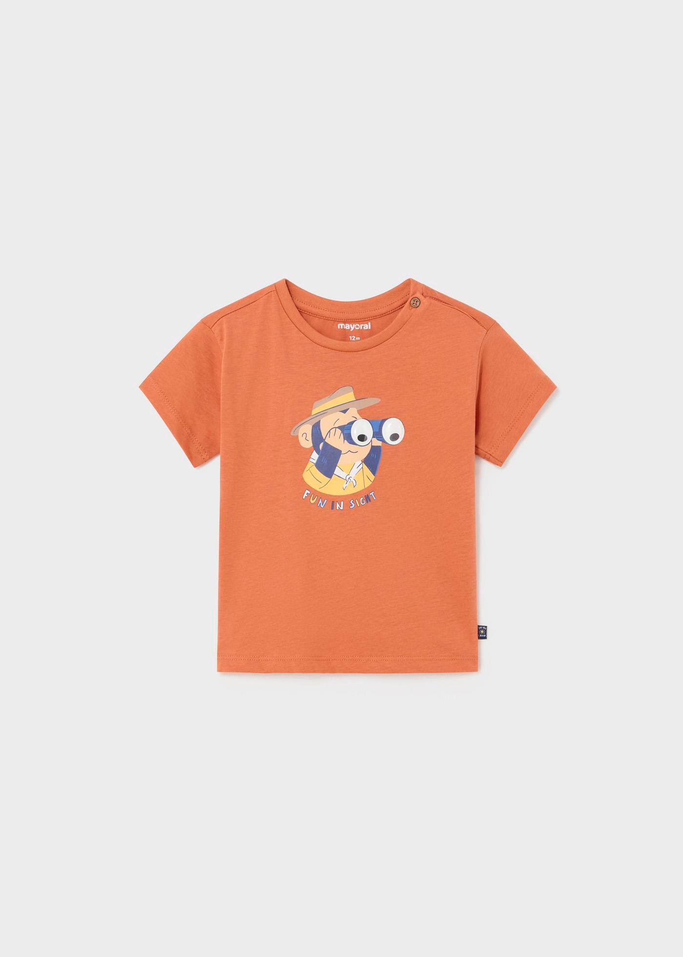 0-36 Ay Mayoral Erkek Bebek Maymunlu Tshirt