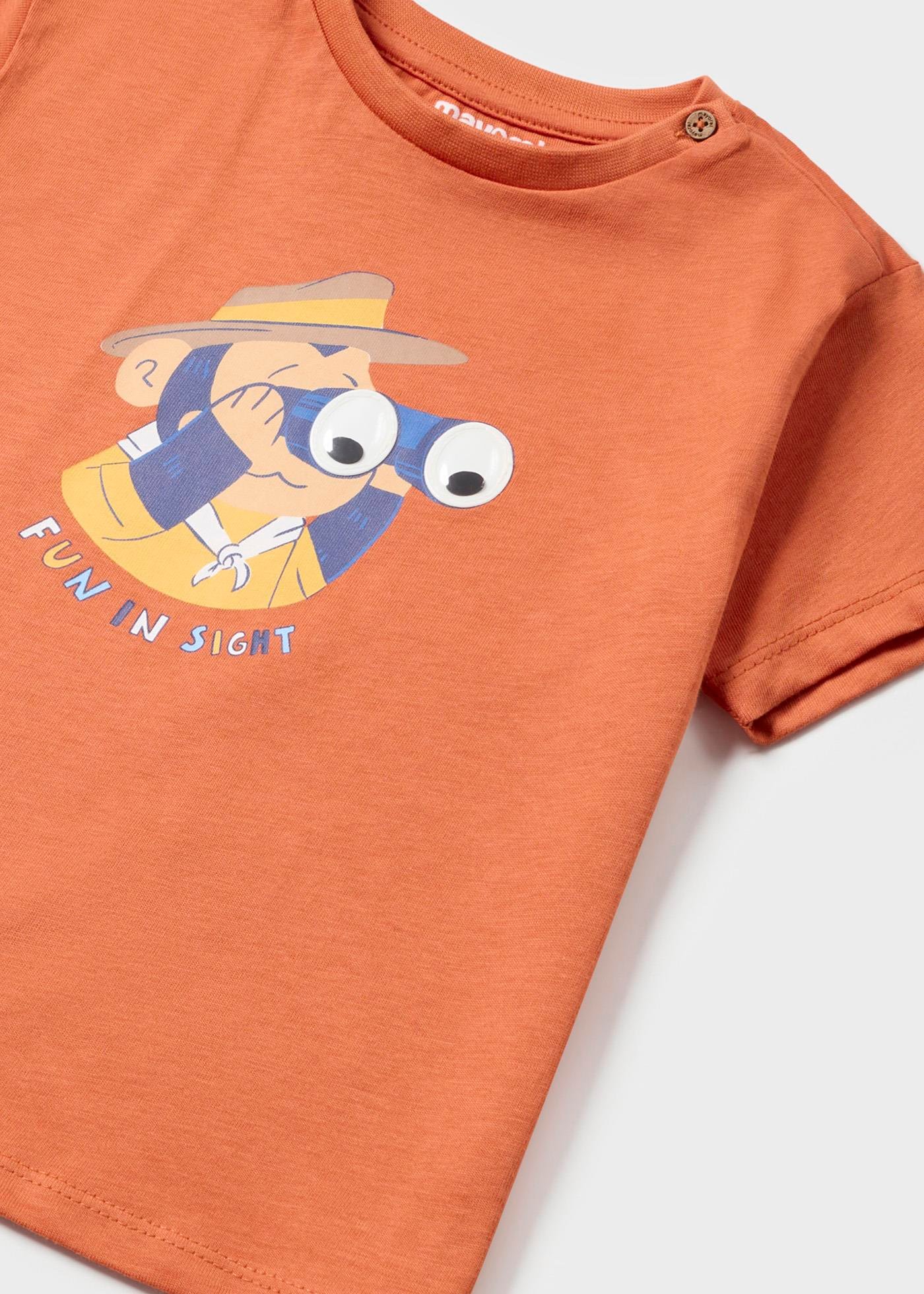 0-36 Ay Mayoral Erkek Bebek Maymunlu Tshirt