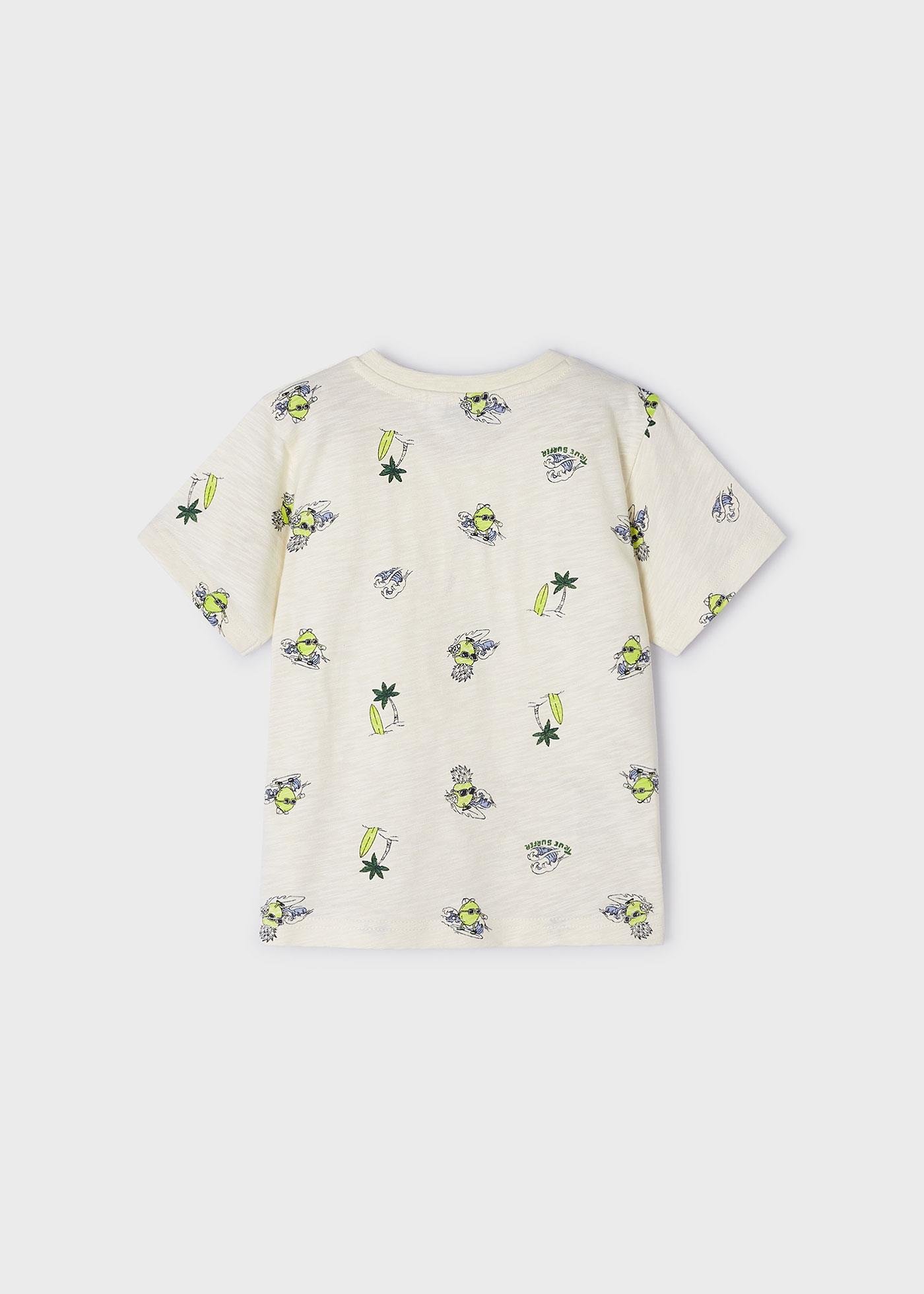 3-9 Yaş Mayoral Erkek Çocuk Baskılı Tshirt