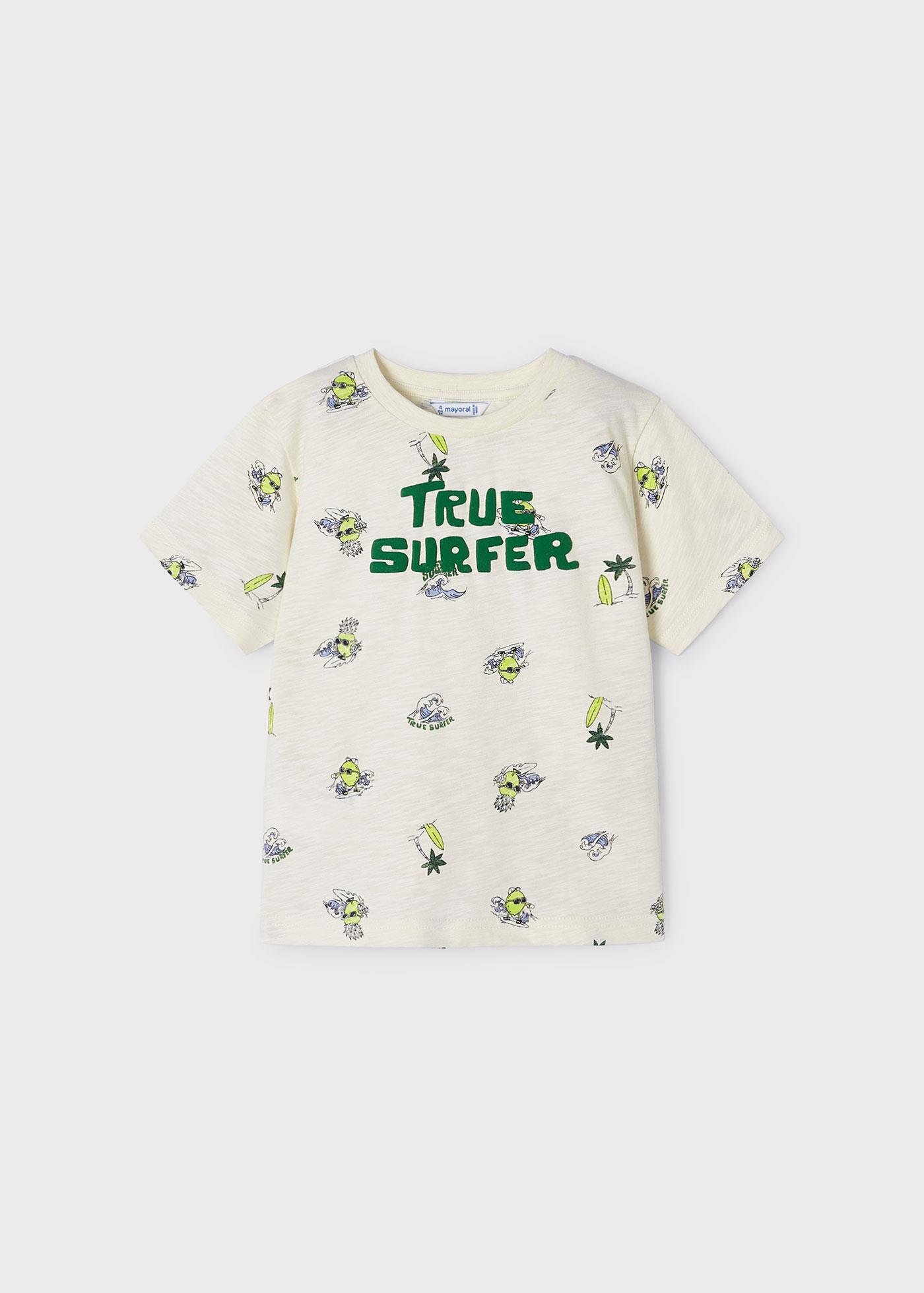 3-9 Yaş Mayoral Erkek Çocuk Baskılı Tshirt