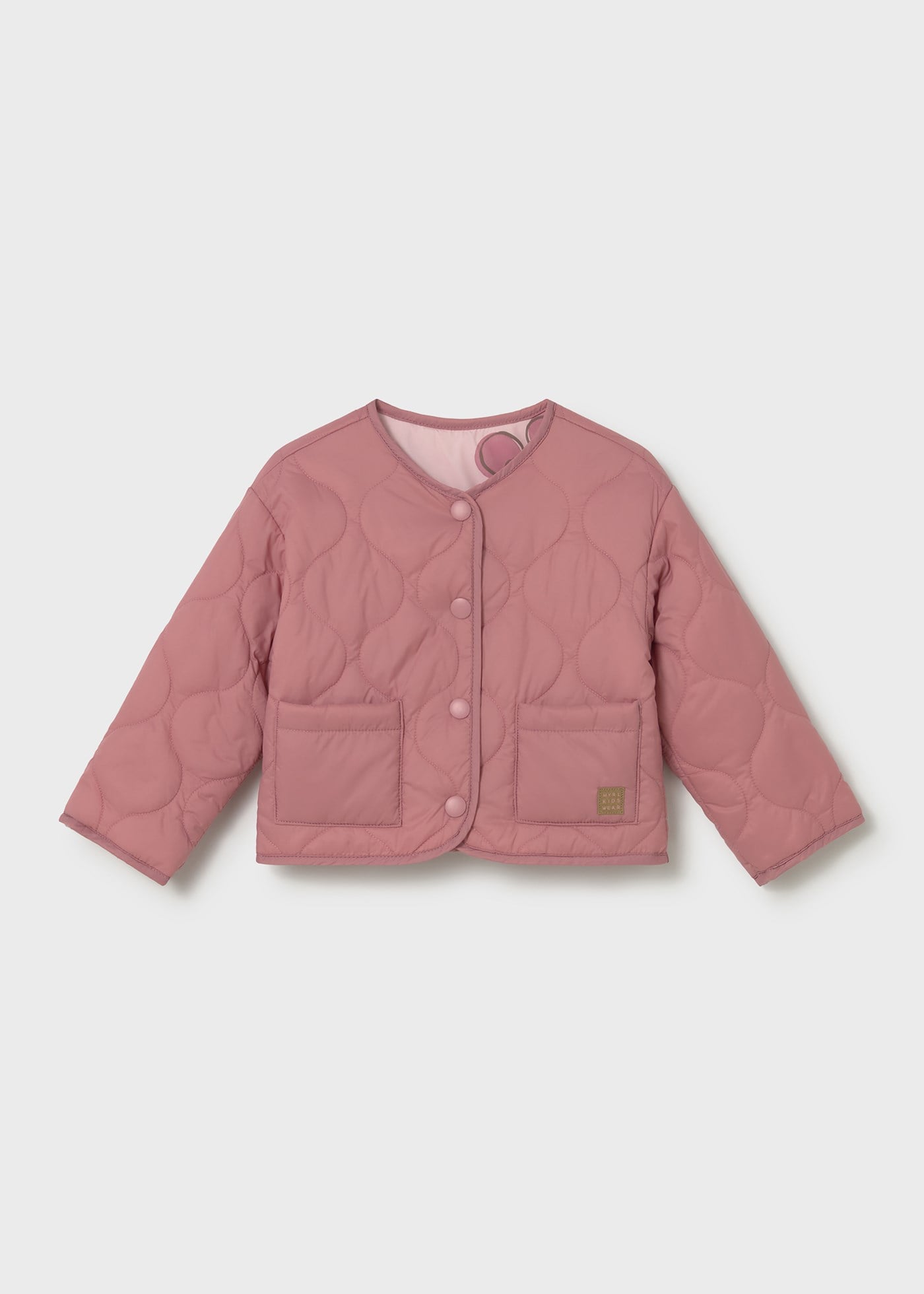 Mayoral Baby Girl Quilted Spring Coat Pink