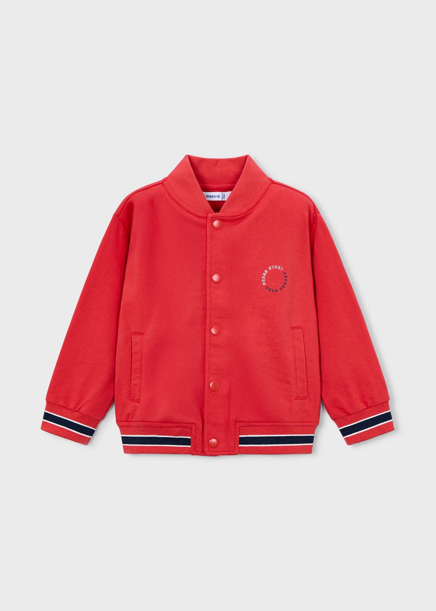 Mayoral Boys' College Jacket, Red