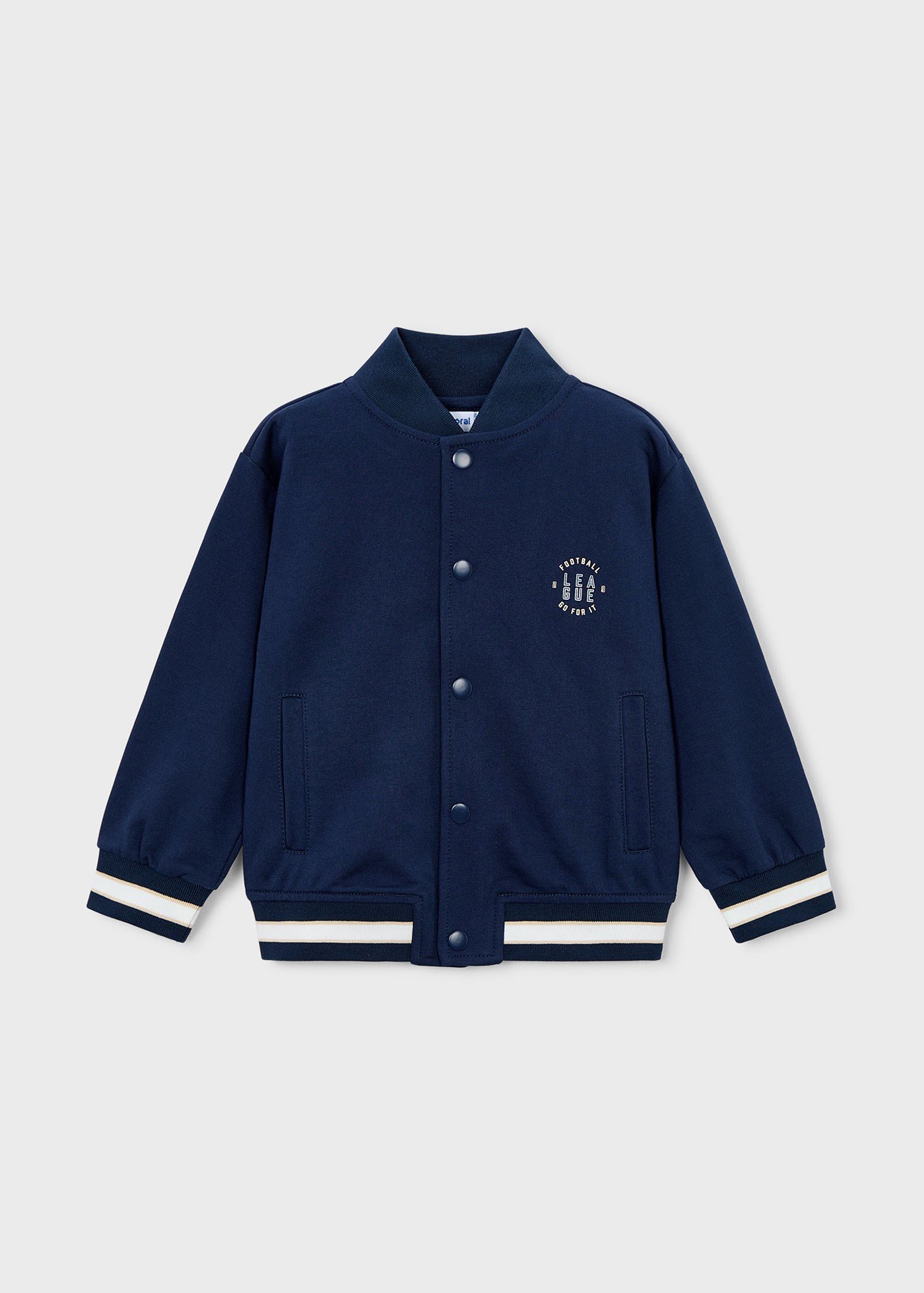 Mayoral Boys' College Jacket, Navy Blue
