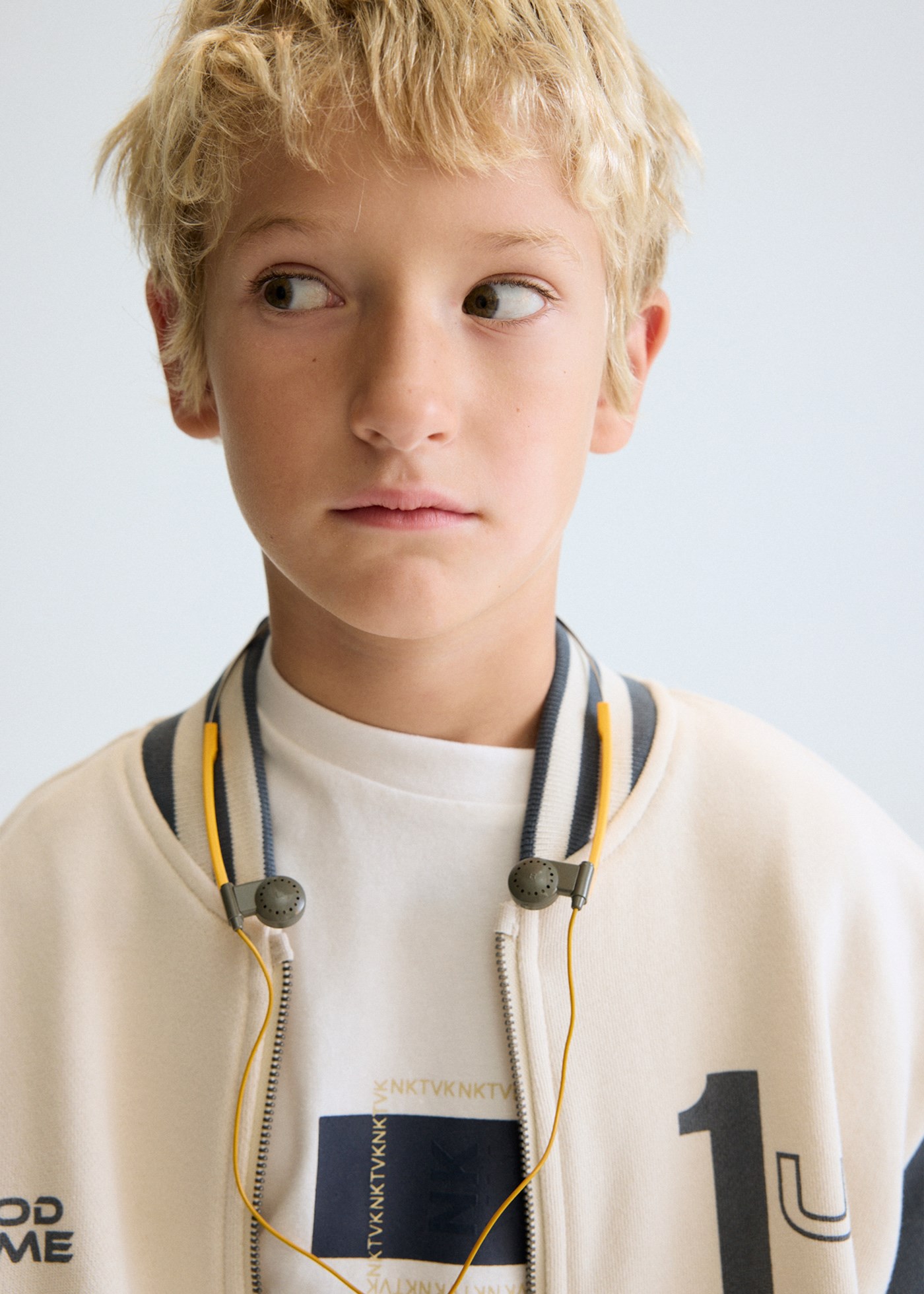 Mayoral Boys' College Jacket, Beige