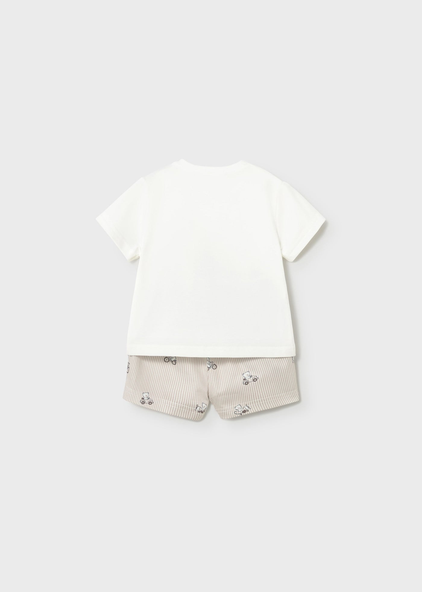 Mayoral Newborn Baby Boy Cotton Set Beige