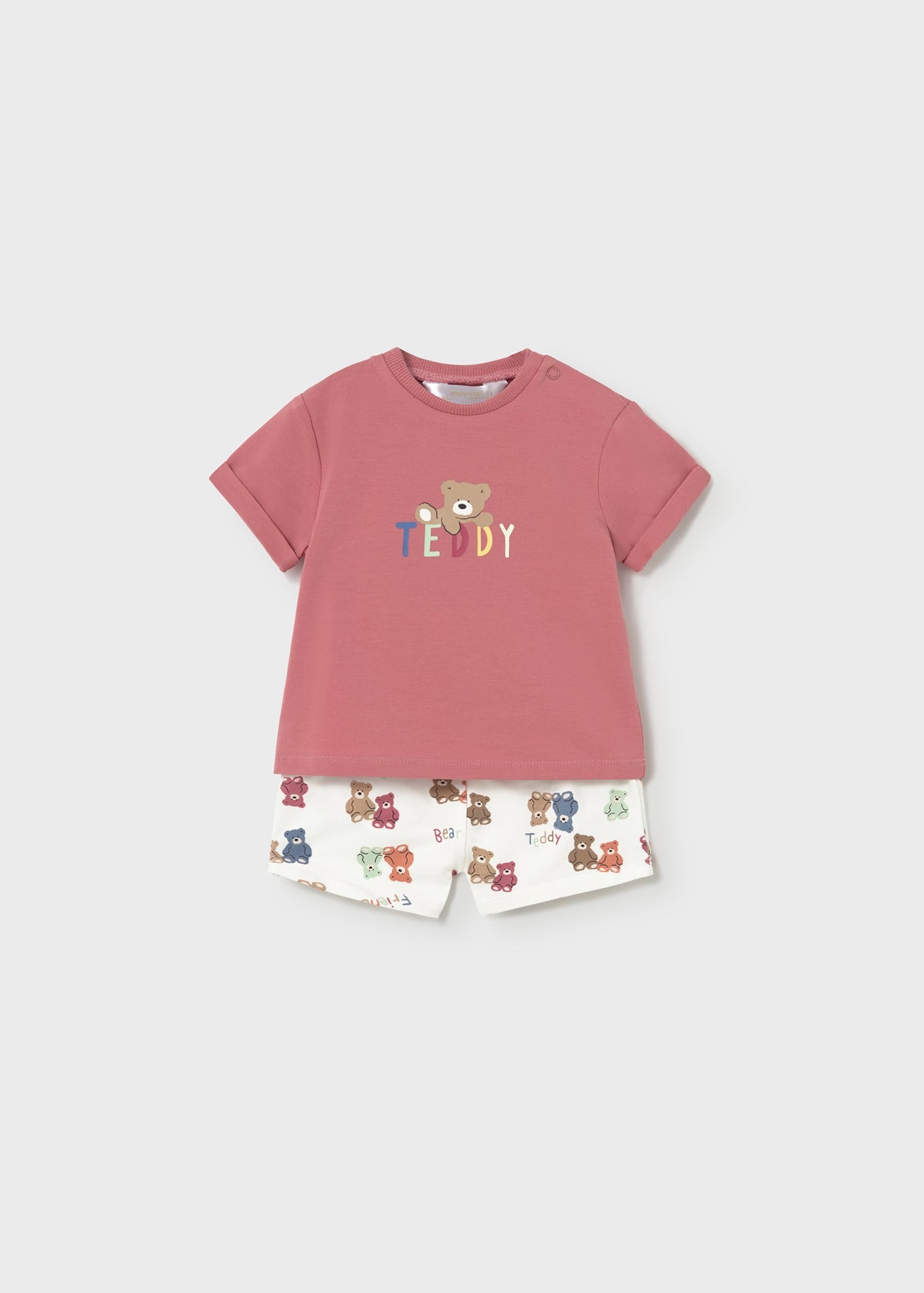 Mayoral Newborn Baby Boy Shorts Set Red