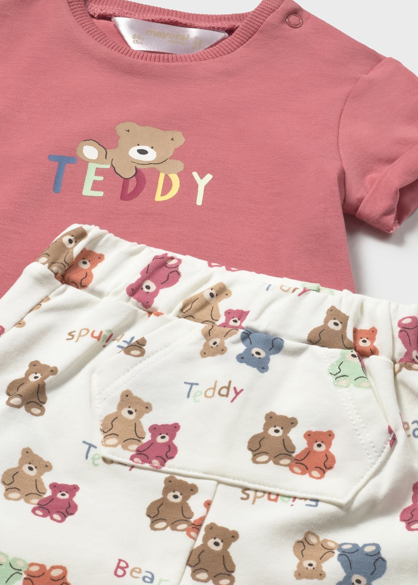 Mayoral Newborn Baby Boy Shorts Set Red