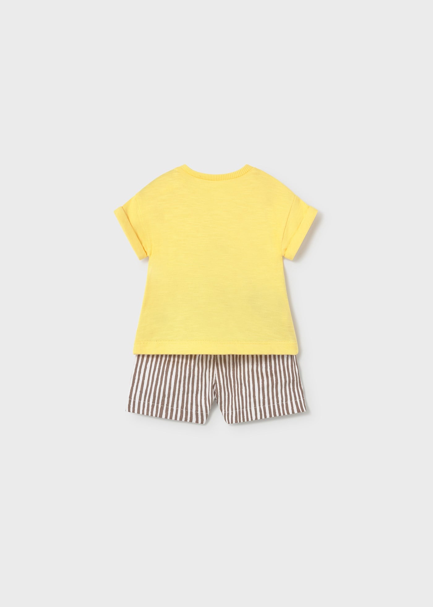 Mayoral Newborn Baby Boy Shorts Set Yellow