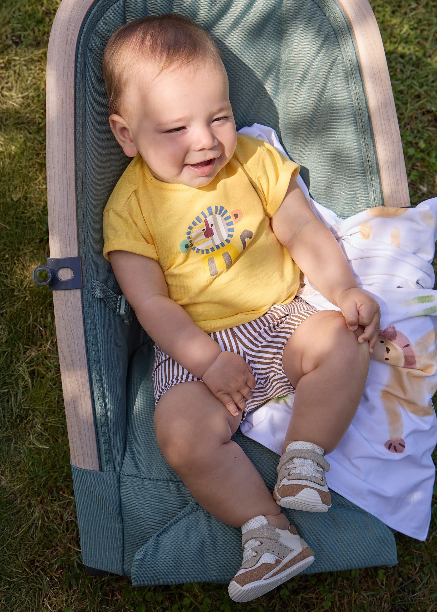 Mayoral Newborn Baby Boy Shorts Set Yellow