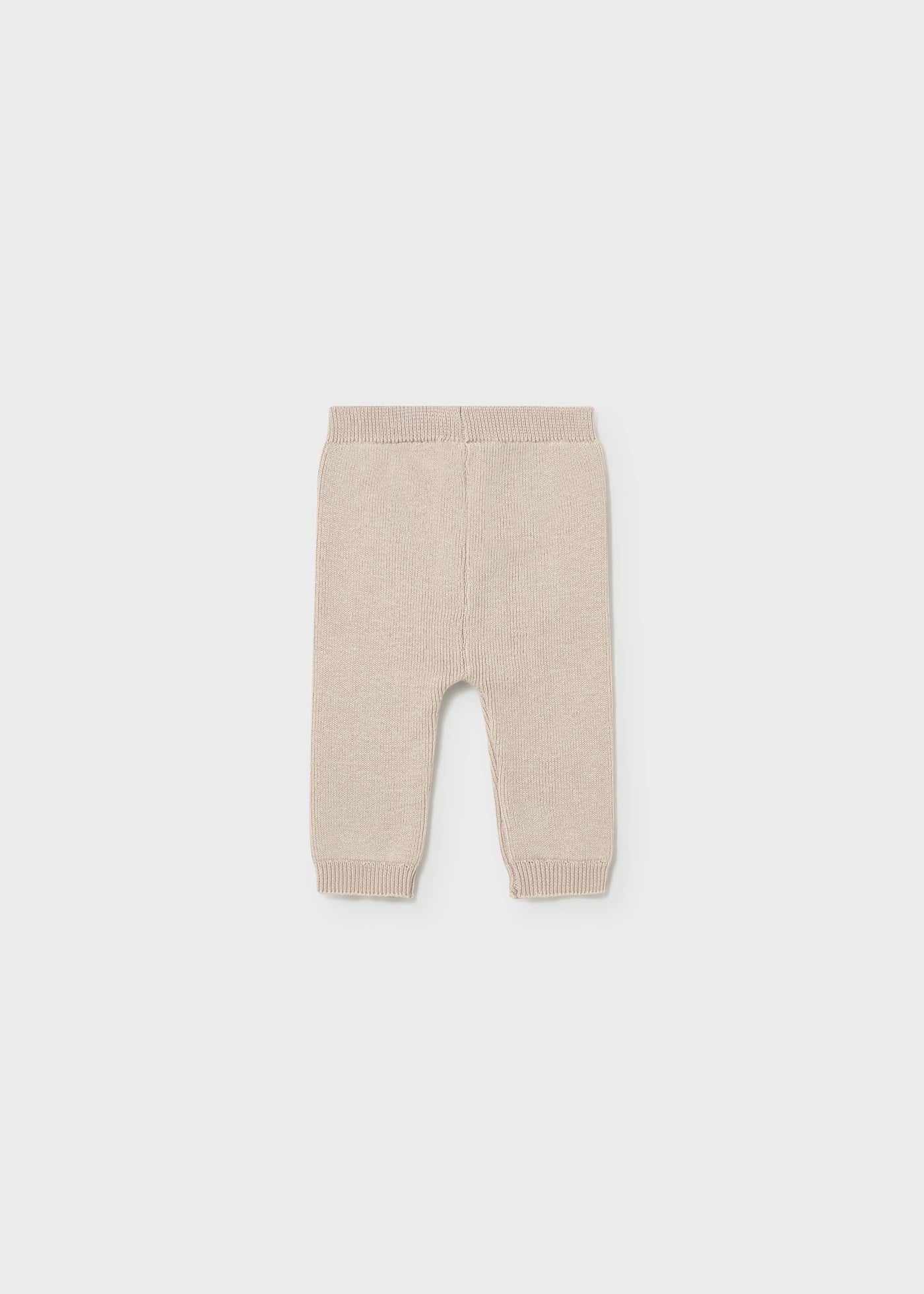 Mayoral Newborn Baby Girl Knitted Pants Set Beige