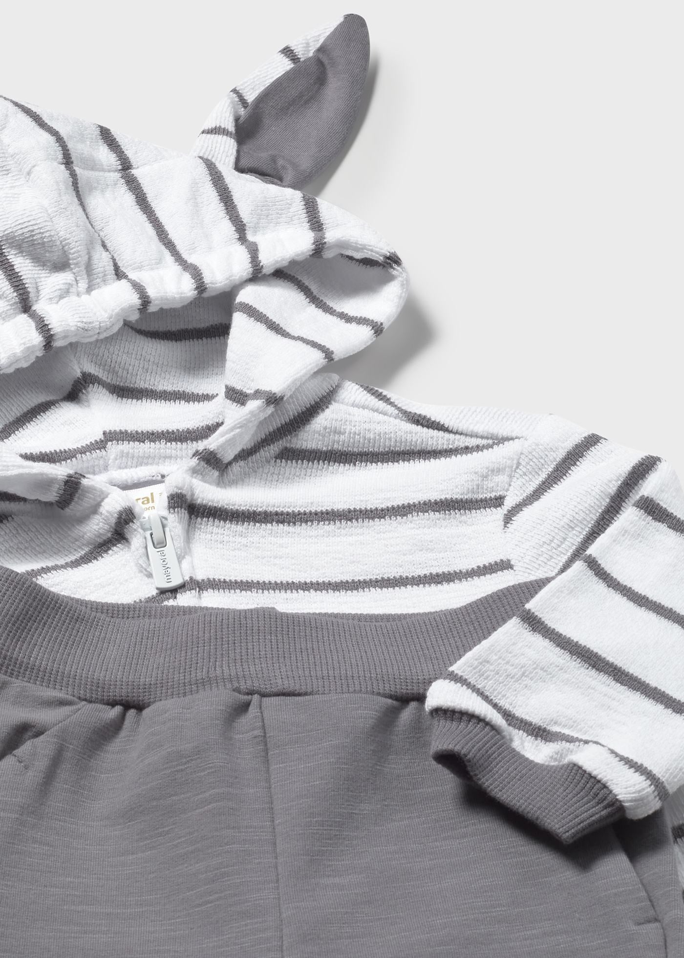 Mayoral Newborn Baby Boy Tracksuit Set White