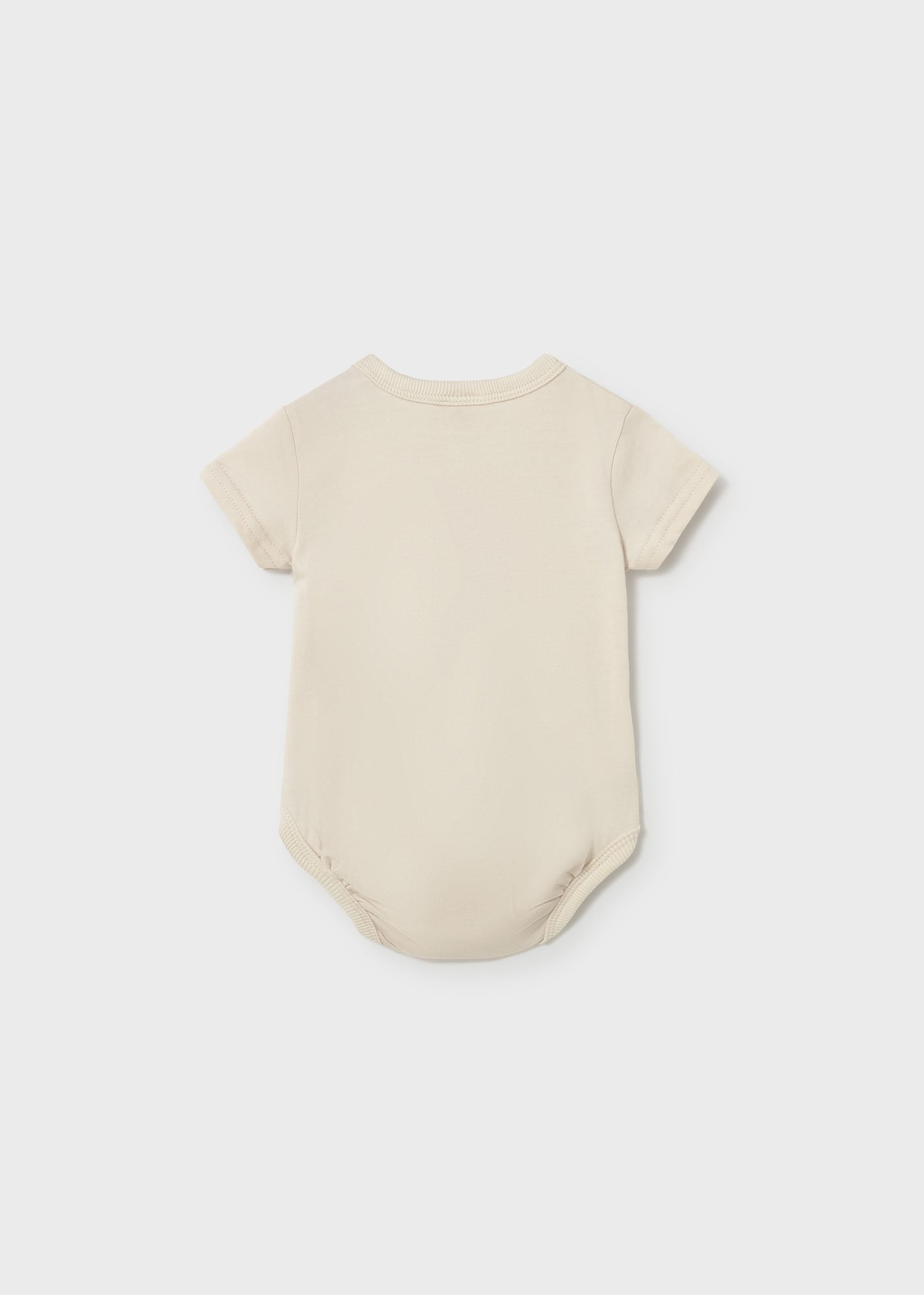 Mayoral Newborn Baby Two-Piece Bodysuit Beige