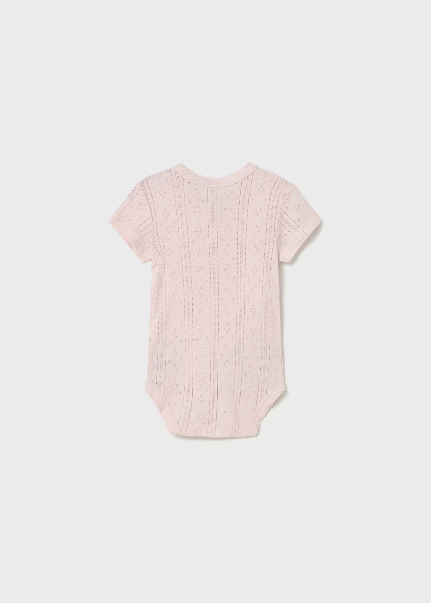 Mayoral Newborn Baby Girl Short Sleeve Bodysuit Pink