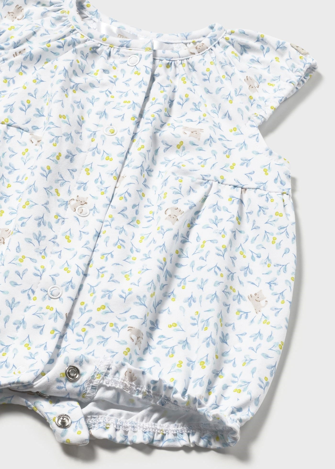 Mayoral Newborn Baby Girl Short Romper Blue