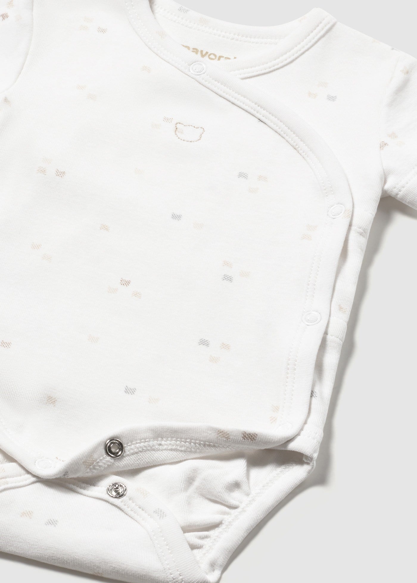 Mayoral Newborn Snap-Button Bodysuit White