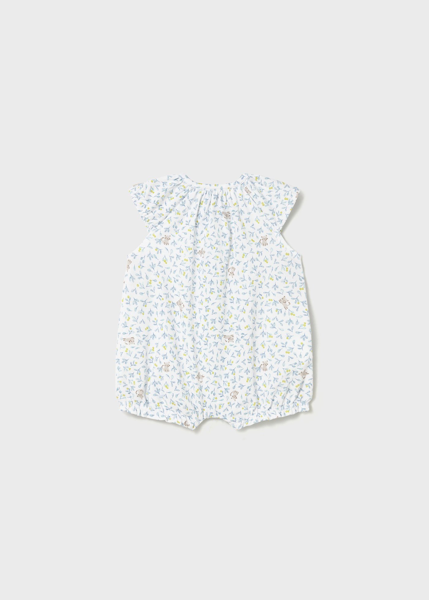 Mayoral Newborn Baby Girl Short Romper Blue