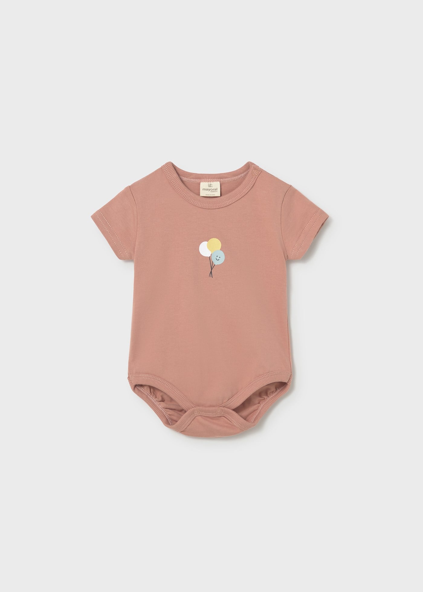 Mayoral Newborn Baby Two-Piece Bodysuit Beige
