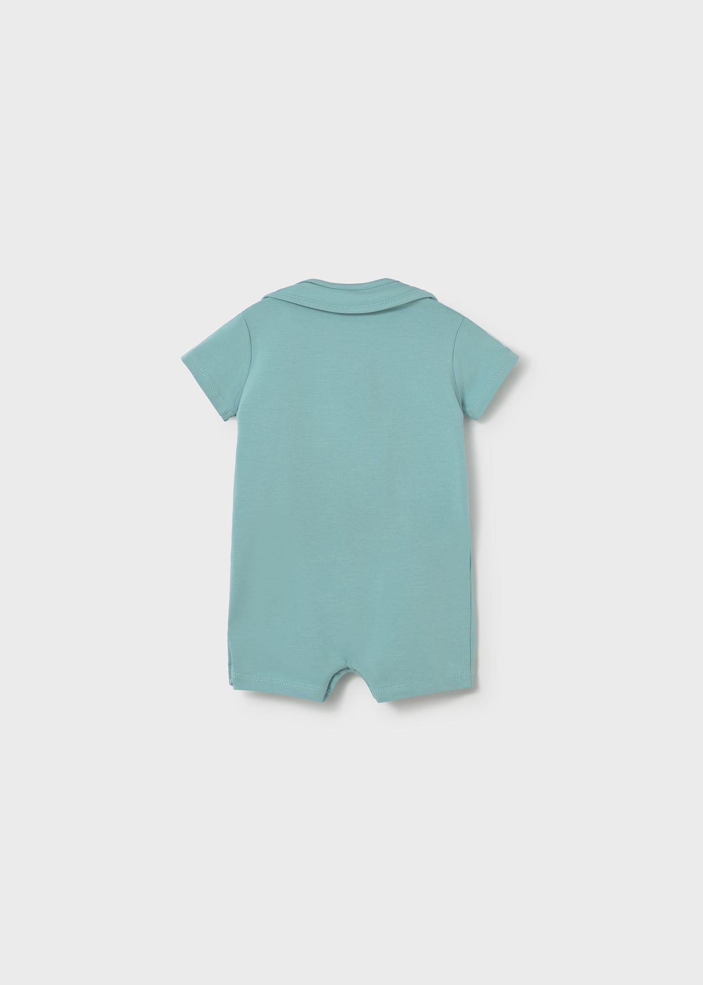 Mayoral Newborn Baby Boy Cotton Romper and Bib Set, Green