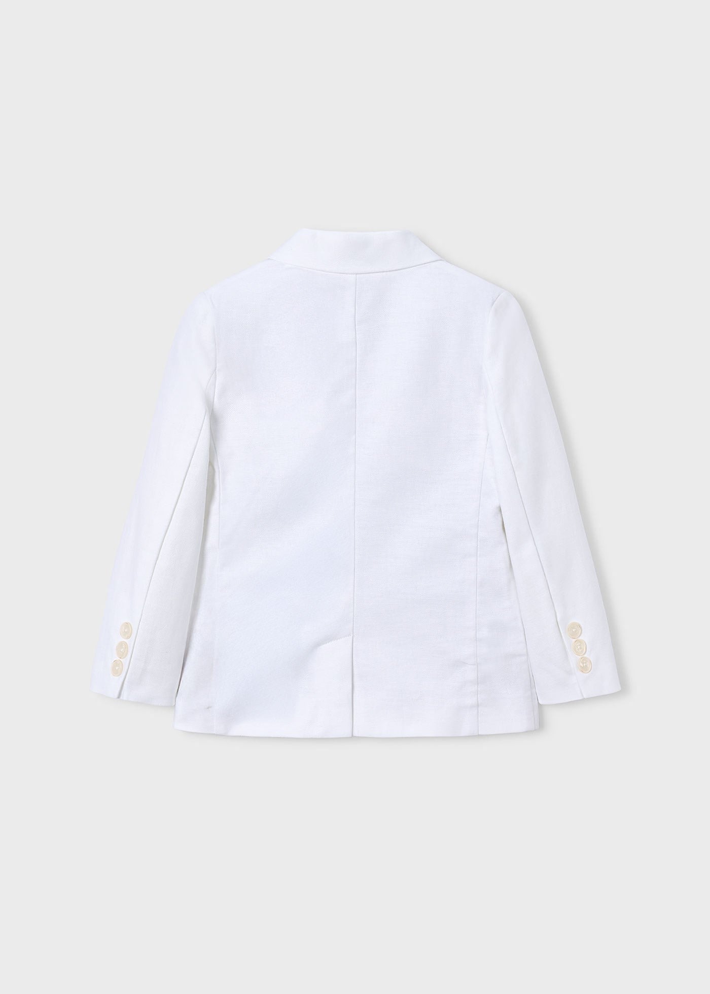 Mayoral Boys' Linen Jacket White