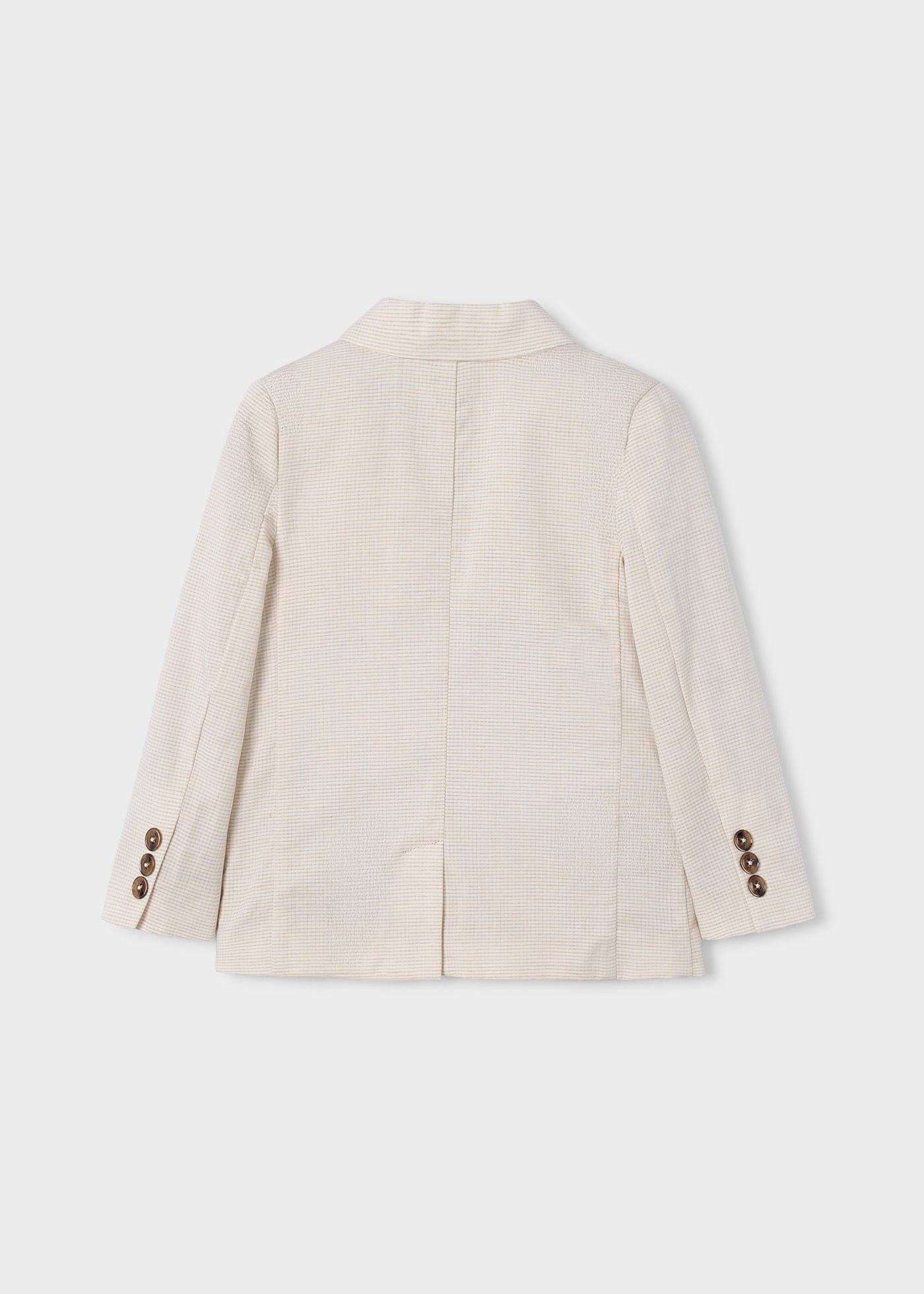 Mayoral Boys' Linen Jacket, Cream